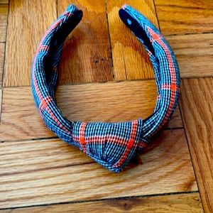 Plaid fashionable headband